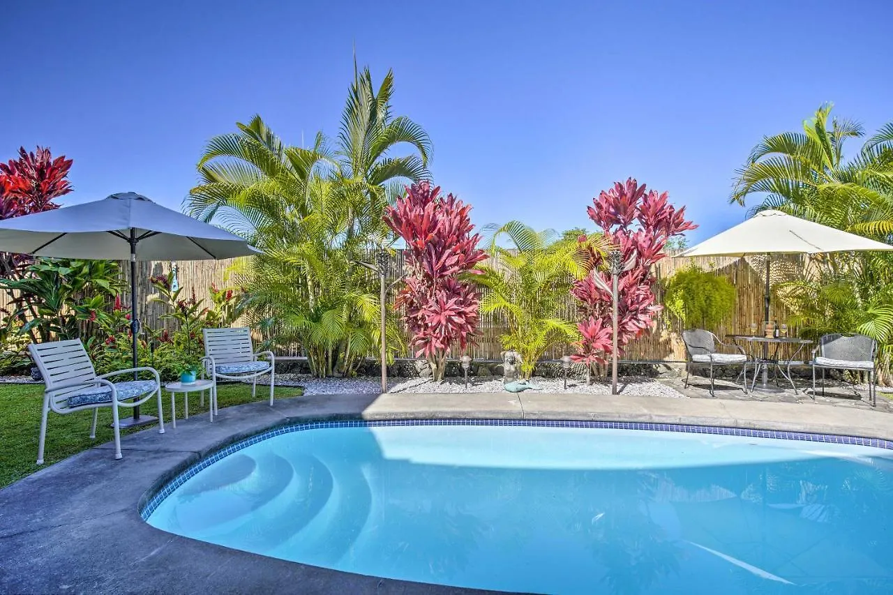 Tropical Kailua-Kona Retreat With Saltwater Pool! Lägenhet 0*,  USA
