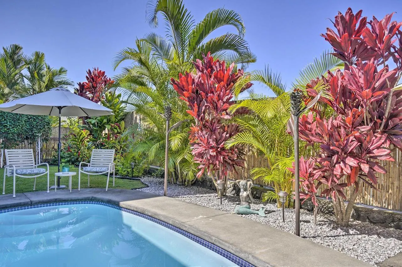 Tropical Kailua-Kona Retreat With Saltwater Pool! Lägenhet 0*,