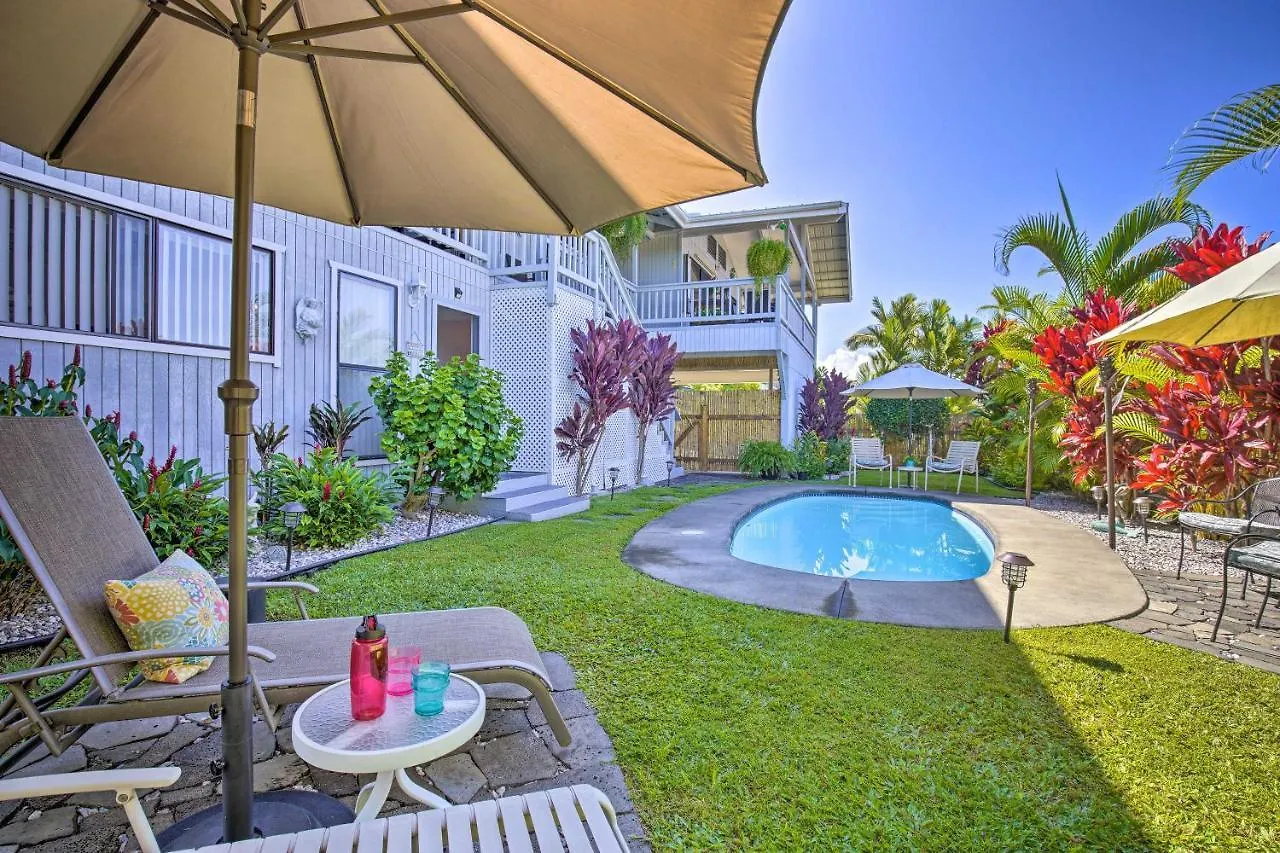 Appartamento Tropical Kailua-Kona Retreat With Saltwater Pool!