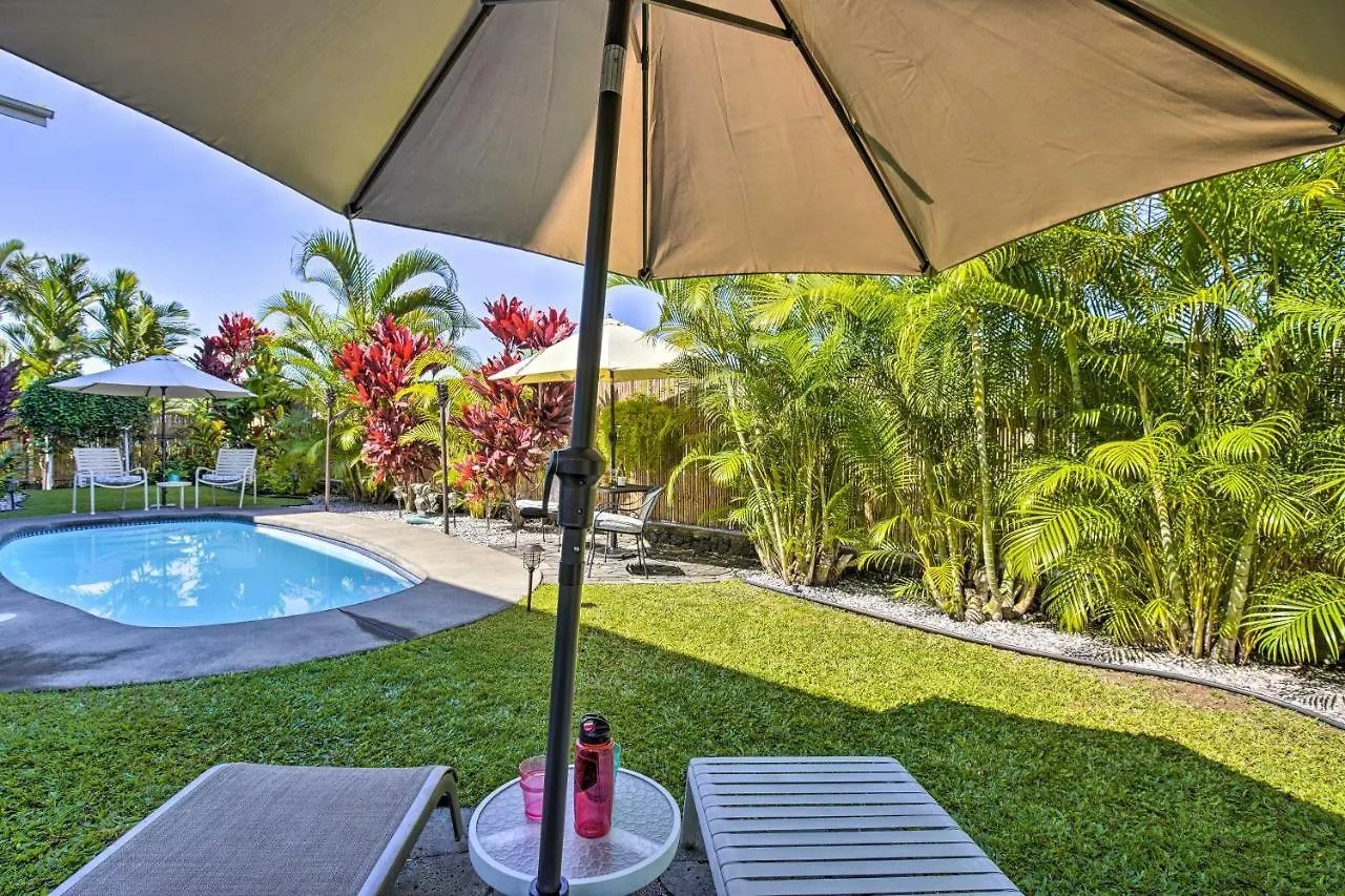 Appartamento Tropical Kailua-Kona Retreat With Saltwater Pool!