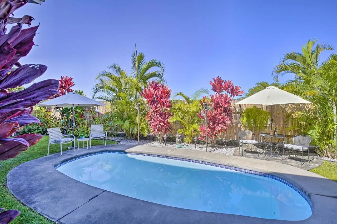Appartamento Tropical Kailua-Kona Retreat With Saltwater Pool!